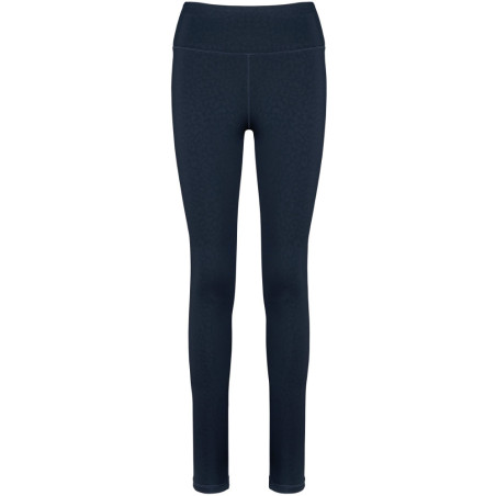 Legging écoresponsable Proact Navy Leopard face