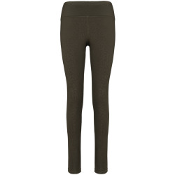 Legging écoresponsable Proact Dark Khaki Leopard face 2