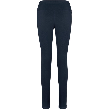Legging écoresponsable Proact Navy Leopard dos