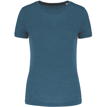 Tee-Shirt Triblend Sport Proact Duck Blue Heather face