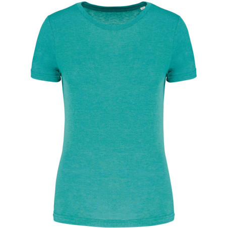 Tee-Shirt Triblend Sport Proact Turquoise Blue Heather face