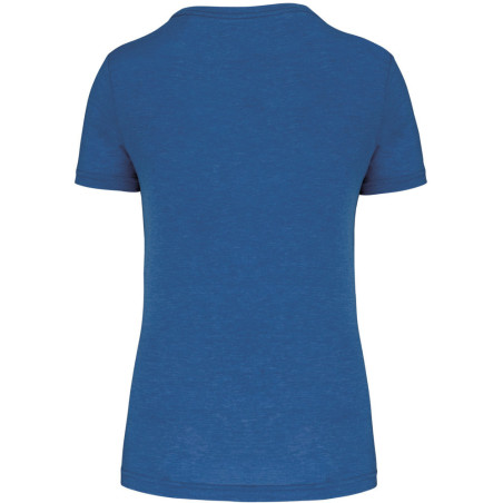 Tee-Shirt Triblend Sport Proact Sporty Royal Blue Heather dos