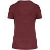Tee-Shirt Triblend Sport Proact Wine Heather dos