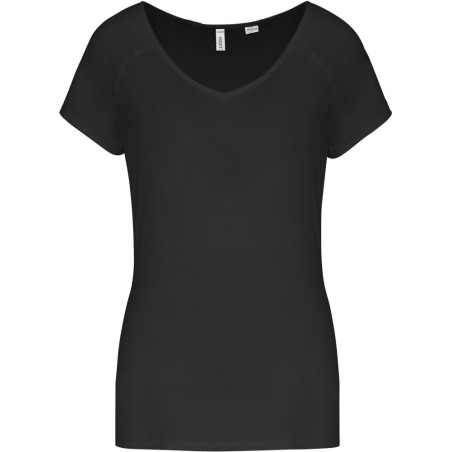 Tee-Shirt de Sport écoresponsable Proact Black face