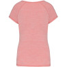 Tee-Shirt de Sport écoresponsable Proact Marl Pink dos