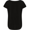 Tee-Shirt Scoop Neck Tombo Black dos