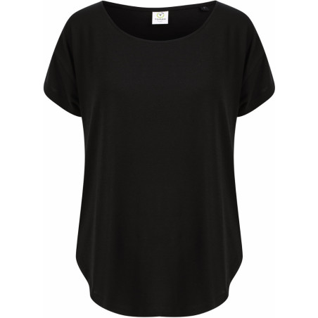 Tee-Shirt Scoop Neck Tombo Black face