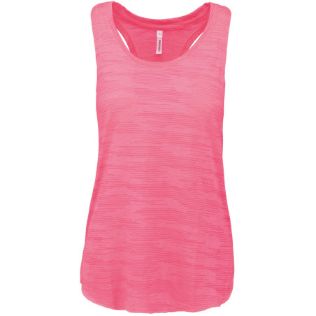 Débardeur Sport Proact Fluorescent Pink face