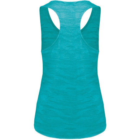 Débardeur Sport Proact Light Turquoise dos