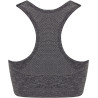 Brassière sans coutures Tombo Dark Grey Marl dos