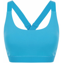 Brassière de sport Tombo Turquoise Blue face