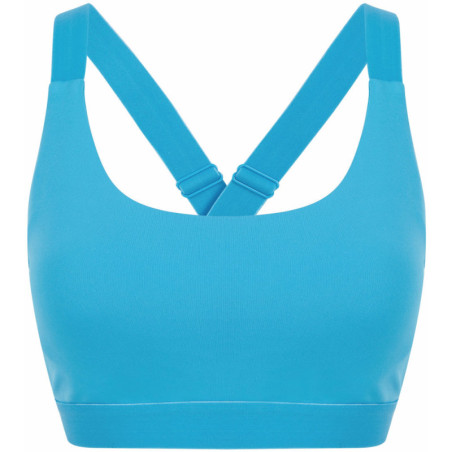 Brassière de sport Tombo Turquoise Blue face