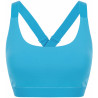 Brassière de sport Tombo Turquoise Blue face