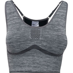 Brassière de sport Proact Storm Grey Melange face