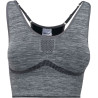 Brassière de sport Proact Storm Grey Melange face