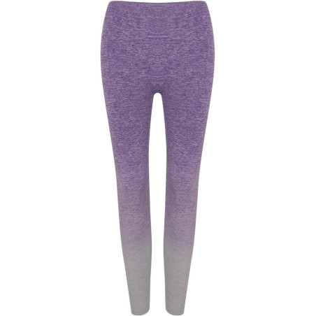 Legging imprimé Tombo Light Grey Marl Purple Marl face