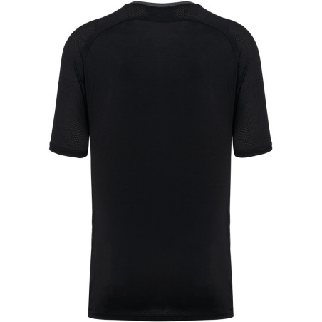 Tee-Shirt de Padel Bicolore à manches raglan Black dos