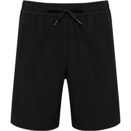 Short de Padel Bicolore Proact Black face