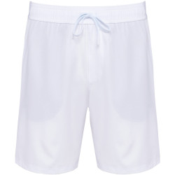 Short de Padel Bicolore Proact White Fine Grey face