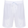 Short de Padel Bicolore Proact White Fine Grey face
