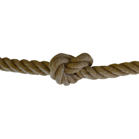 Corde à nœuds à grimper – Chanvre 22mm