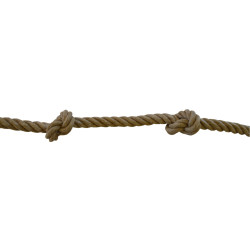Corde à nœuds à grimper – Chanvre 22mm