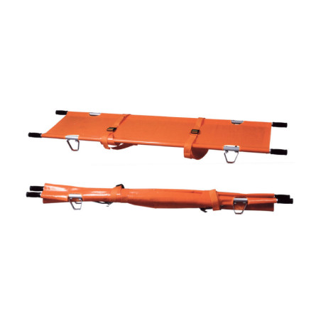 Brancard pliable léger en aluminium