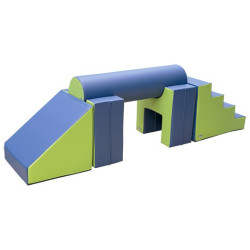 Ensemble mousse escalier, rampe, sièges et cylindre