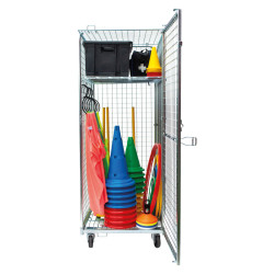 Armoire de rangement haute 1 porte 2