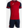 Kit Maillot et Short Joma Lider Red Dark Navy