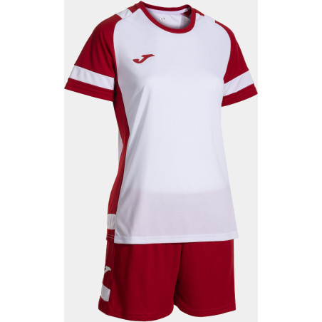 Kit Maillot et Short Femme Joma Lider White Red