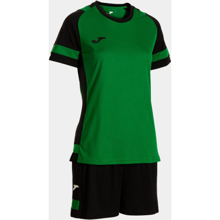 Kit Maillot et Short Femme Joma Lider Green Medium Black