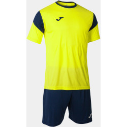 Kit Maillot et Short Joma Phoenix yellow Fluor Dark Navy