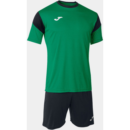 Kit Maillot et Short Joma Phoenix Green Medium Black