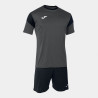 Kit Maillot et Short Joma Phoenix Anthracite Black