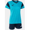 Kit Maillot et Short Femme Joma Phoenix Turquoise Fluor Dark Navy