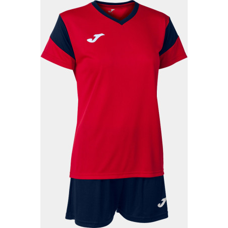 Kit Maillot et Short Femme Joma Phoenix Red Dark Navy