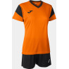 Kit Maillot et Short Femme Joma Phoenix Orange Black