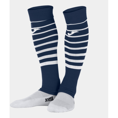 Chaussettes haute sans pied Joma Premier II - Vendu par lot de 4 paires Dark Navy White
