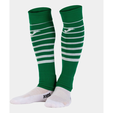 Chaussettes haute sans pied Joma Premier II - Vendu par lot de 4 paires Green Medium White