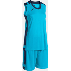 Kit de basket Femme Joma Lider Yellow Fluor Dark Navy 2