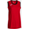 Maillot de basket sans manches Femme Joma Cancha Red Black