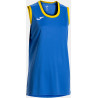Maillot de basket sans manches Femme Joma Cancha Royal Yellow