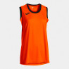 Maillot de basket sans manches Femme Joma Cancha Orange Black