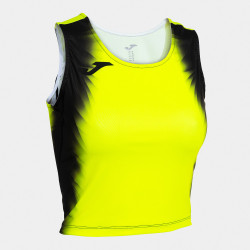 Top de running Femme Joma Elite XI Yellow Fluor Black