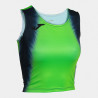 Top de running Femme Joma Elite XI Green Fluor Dark Navy