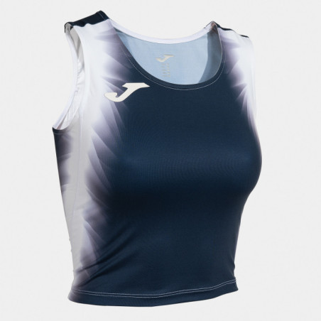 Top de running Femme Joma Elite XI Dark Navy White