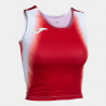 Top de running Femme Joma Elite XI Red White