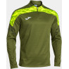 Sweat 1/2 Zip Joma Championship VIII Kaki Yellow Fluor