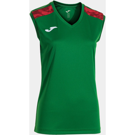 Maillot de Volley Femme Joma Championship VIII Green Medium Red